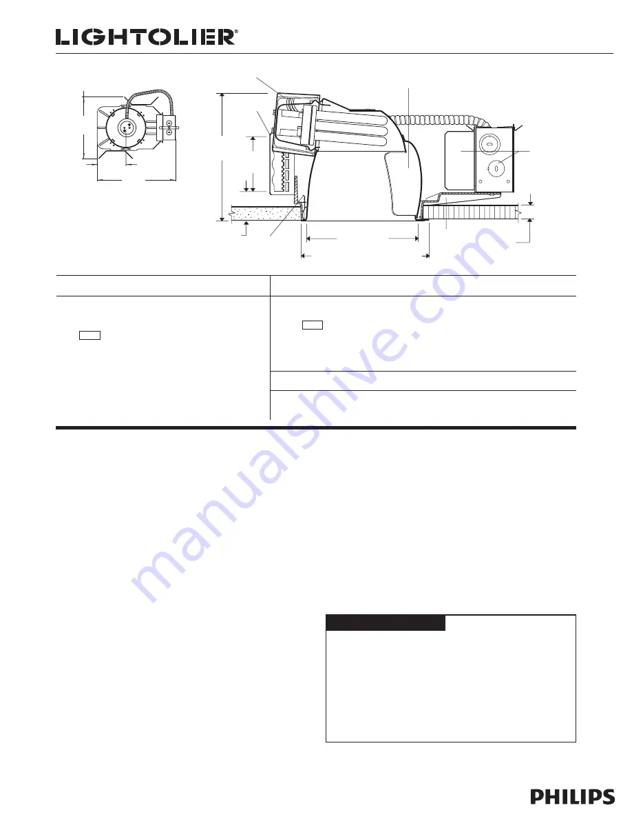 Lightolier Calculite 8081 Скачать руководство пользователя страница 1