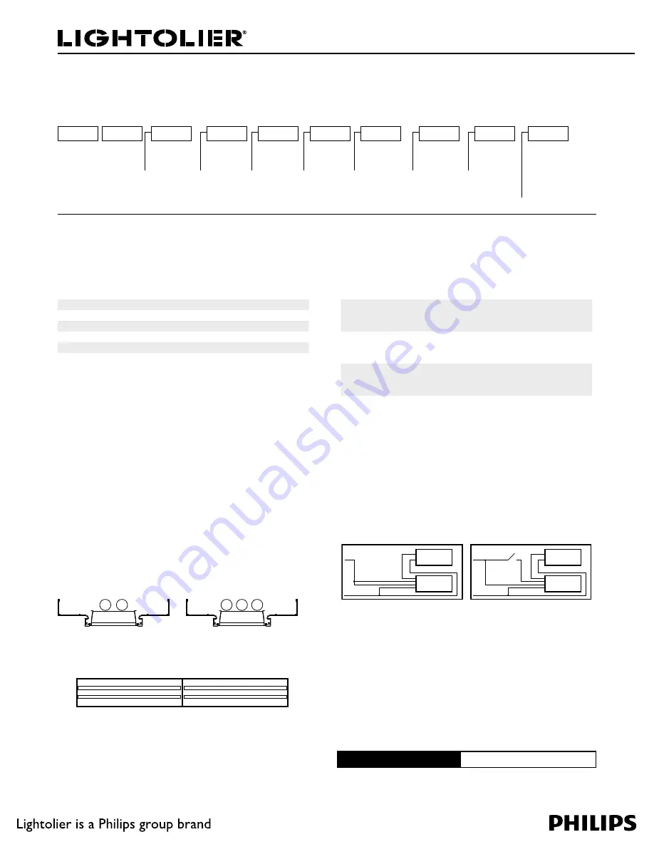 Lightolier Lighting Systems EG2-9 Скачать руководство пользователя страница 2