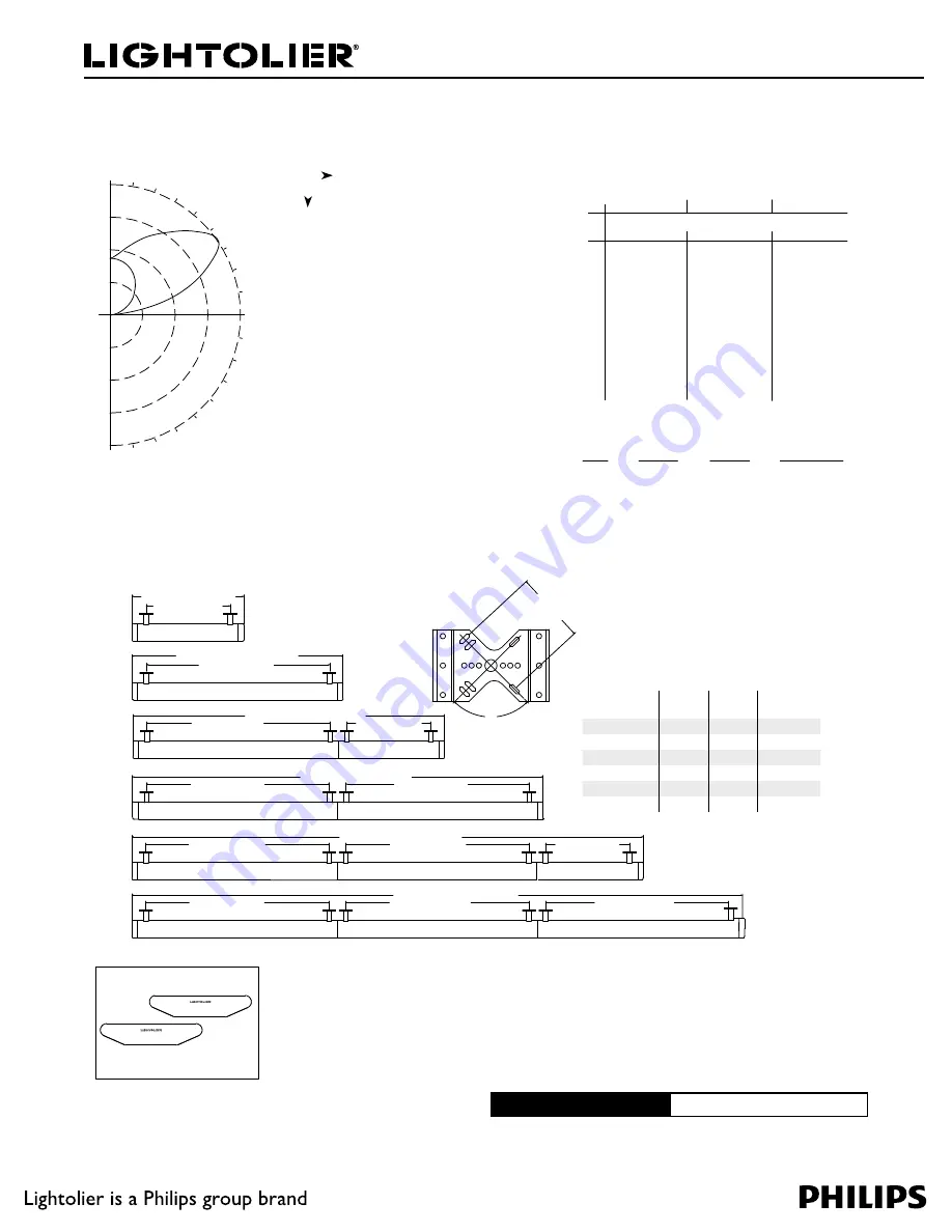 Lightolier LSBW-2 Specification Sheet Download Page 2