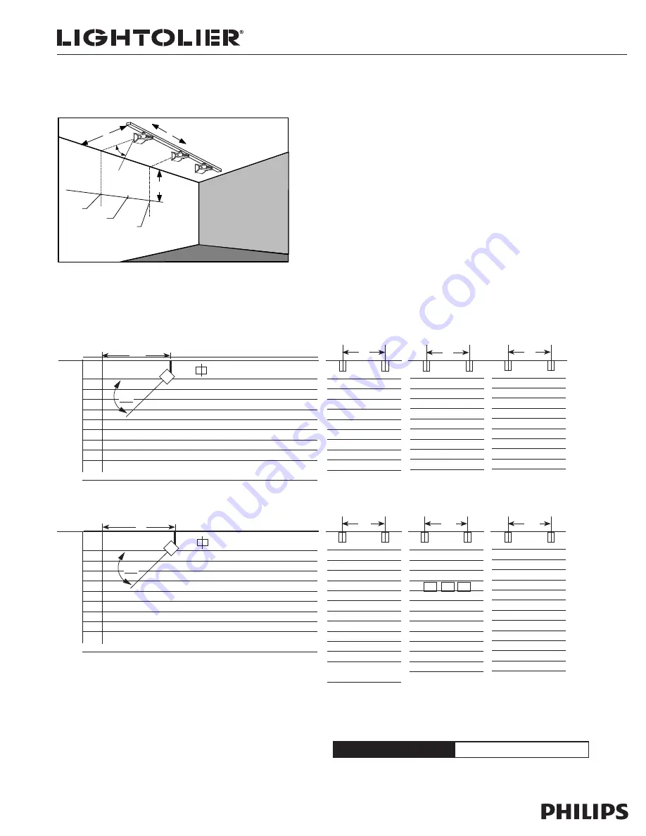 Lightolier Lytespan 23F70T6 Скачать руководство пользователя страница 2