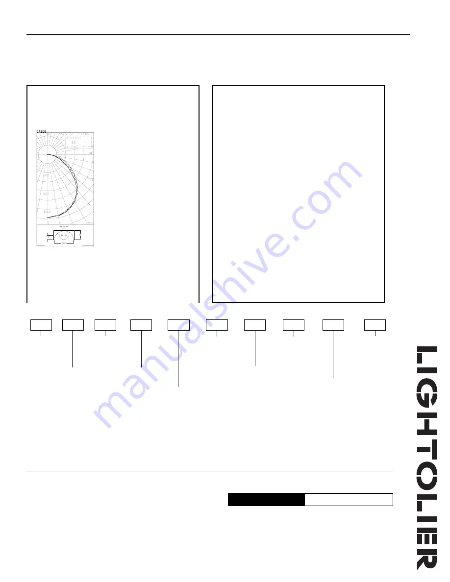 Lightolier QHE1GPFOP232 Specification Download Page 2