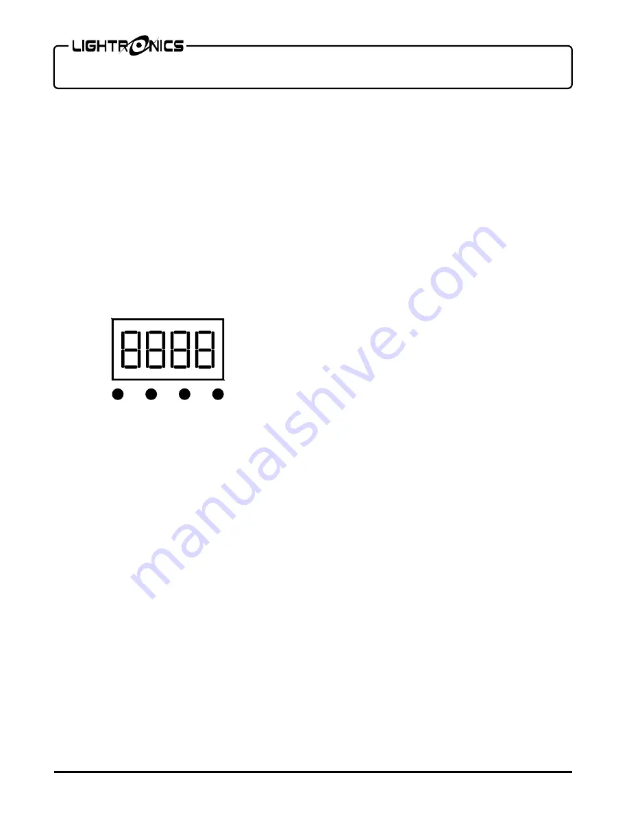 Lightronics FXLD354WAI Owner'S Manual Download Page 2