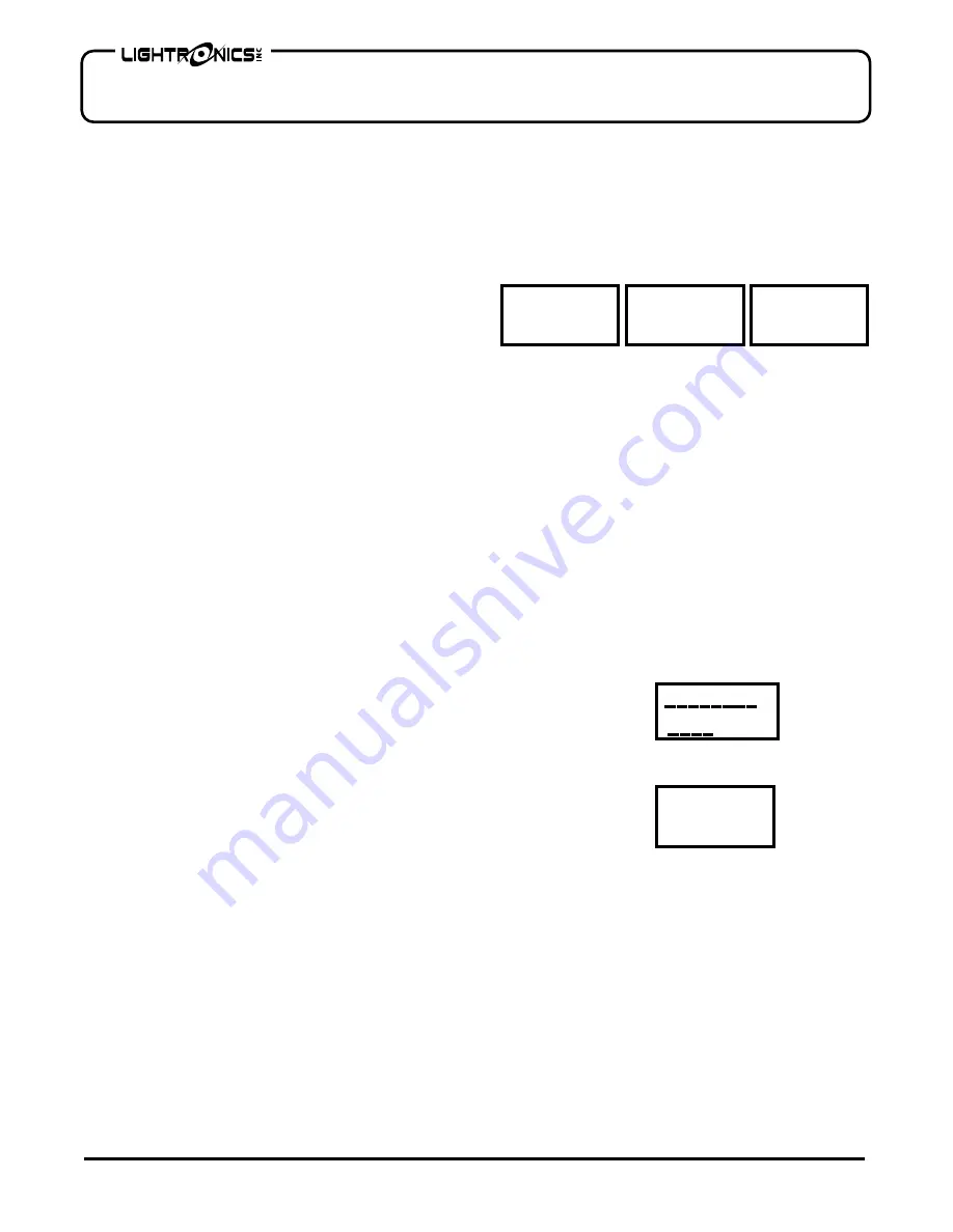 Lightronics RD-122 Owner'S Manual Download Page 5