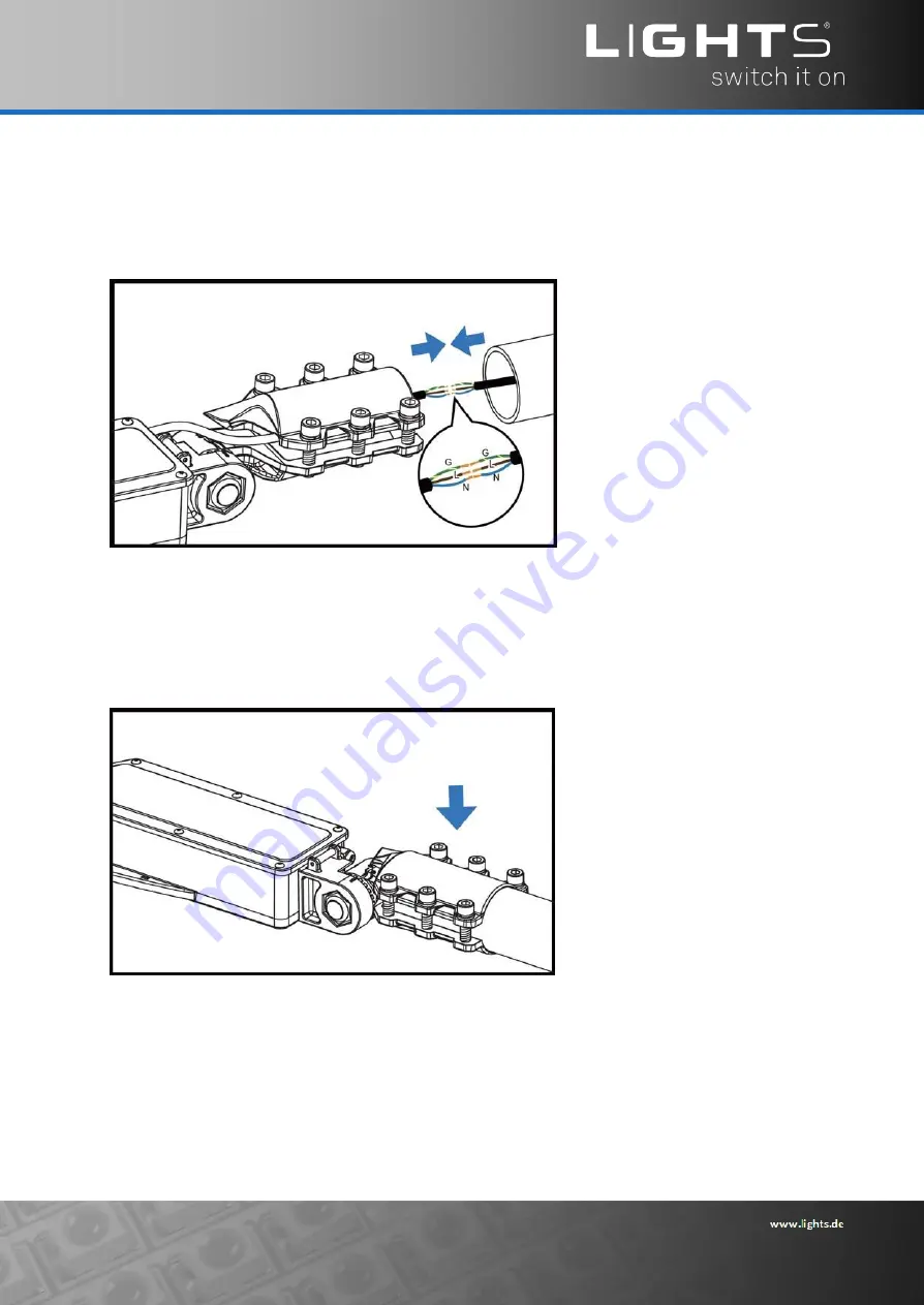 Lights Lucid lane plus 3040 Installation And Service Manual Download Page 7