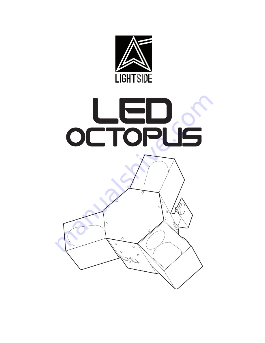 LIGHTSIDE LED OCTOPUS User Manual Download Page 1