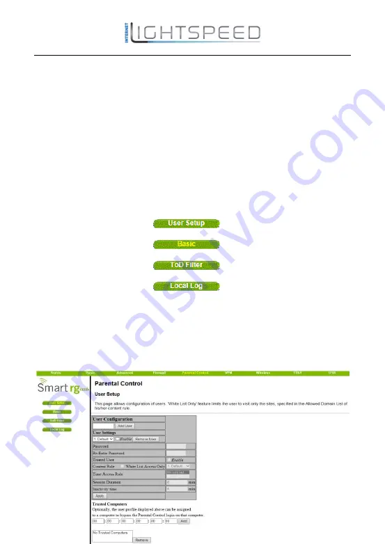 Lightspeed SR804n User Manual Download Page 37