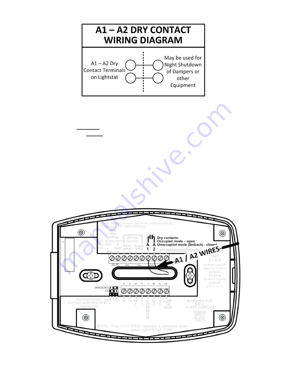 Lightstat TME series Installation & Operation Manual Download Page 9