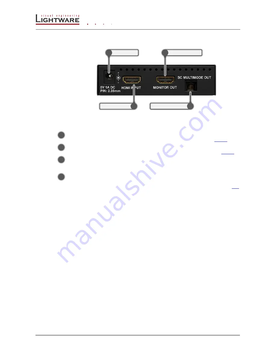 Lightware HDMI-OPT-RX100 Скачать руководство пользователя страница 14