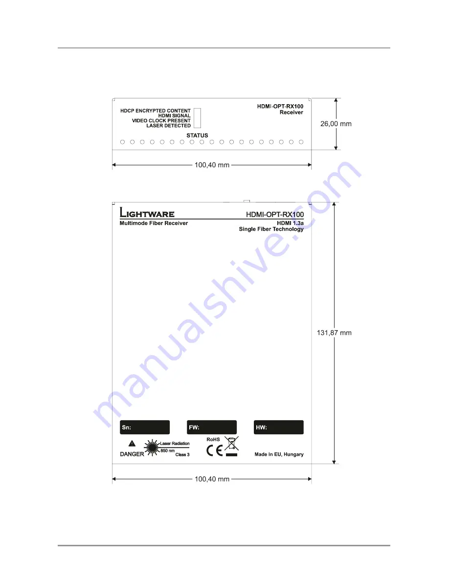 Lightware HDMI-OPT-RX100 User Manual Download Page 57