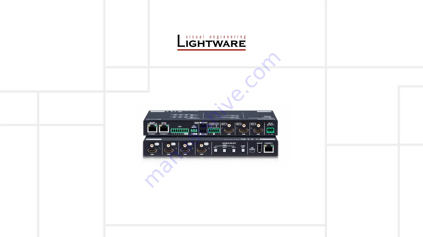 Lightware MMX2 Series Скачать руководство пользователя страница 1