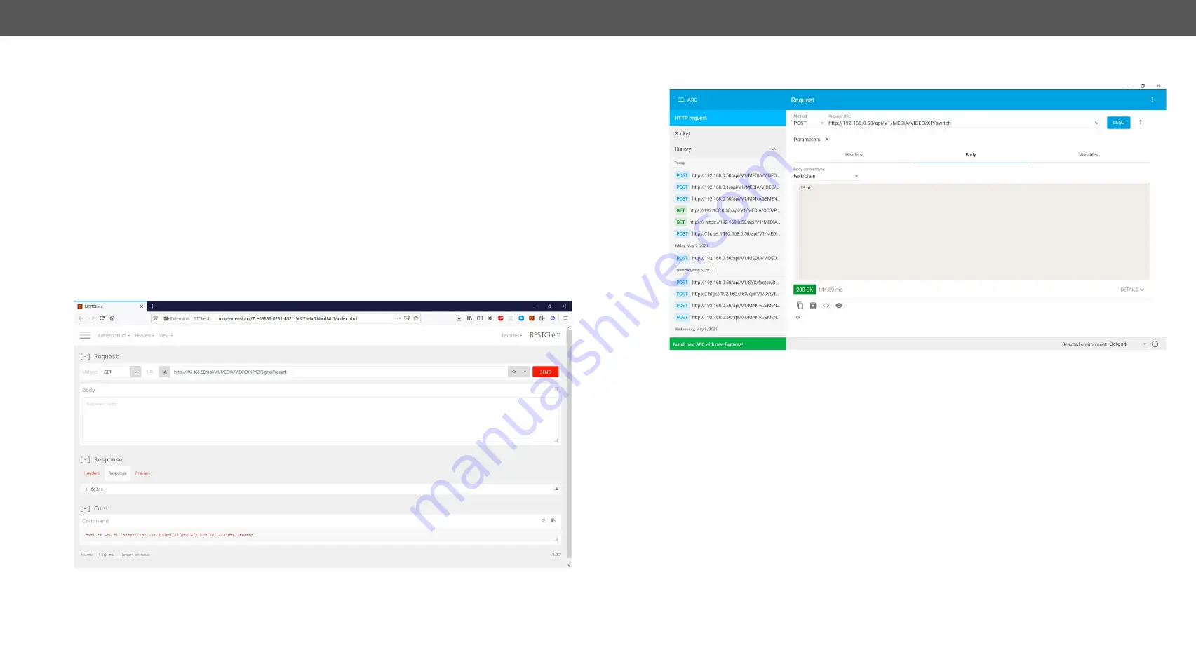 Lightware UCX-2x1-HC30 User Manual Download Page 70