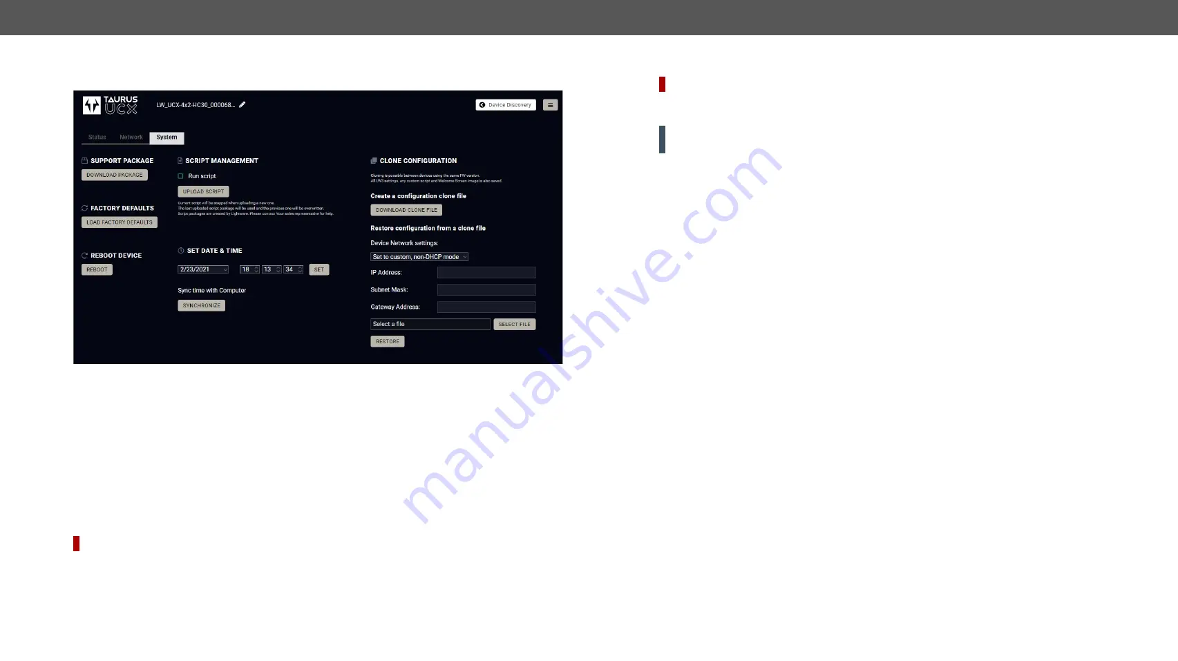 Lightware UCX Series User Manual Download Page 56