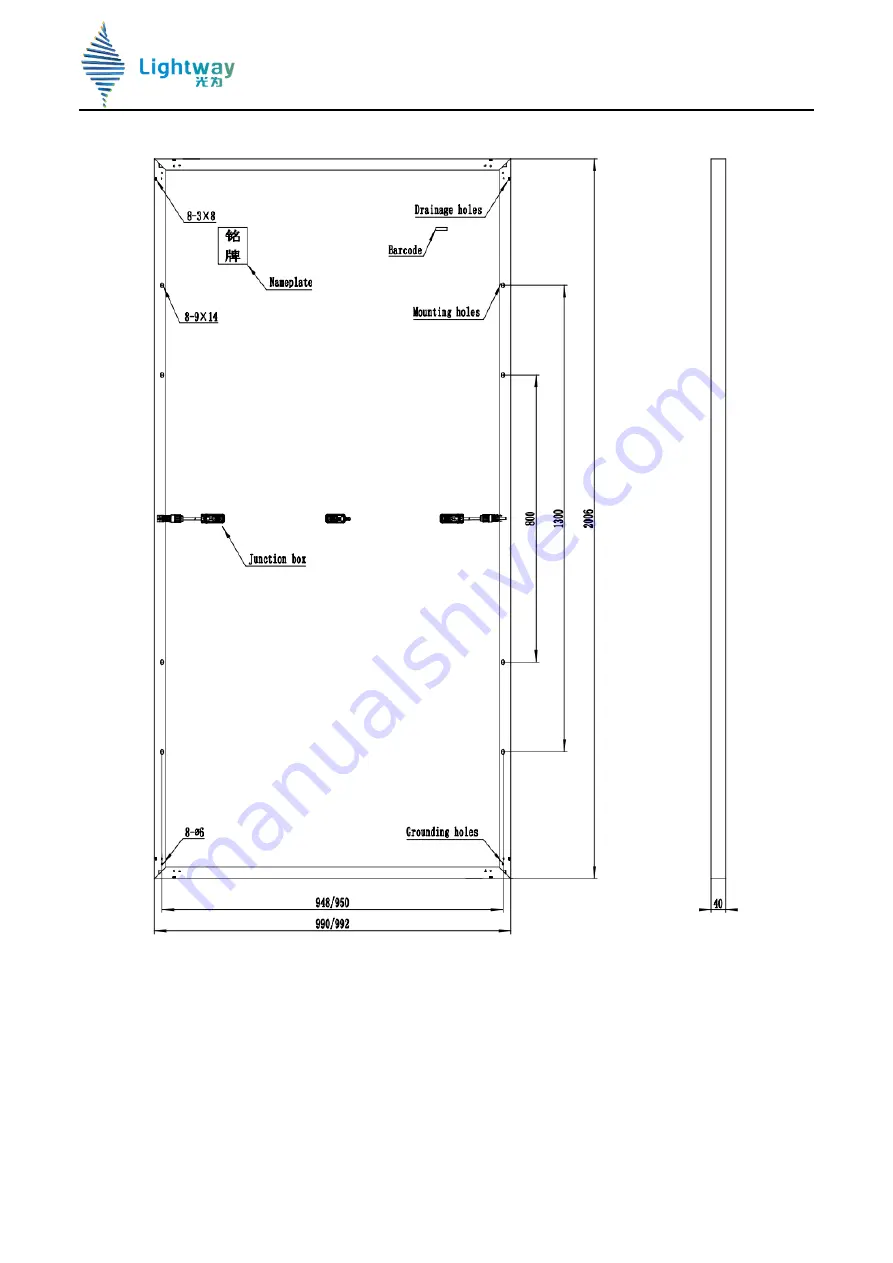 Lightway LW6M60-260 Installation Manual Download Page 20