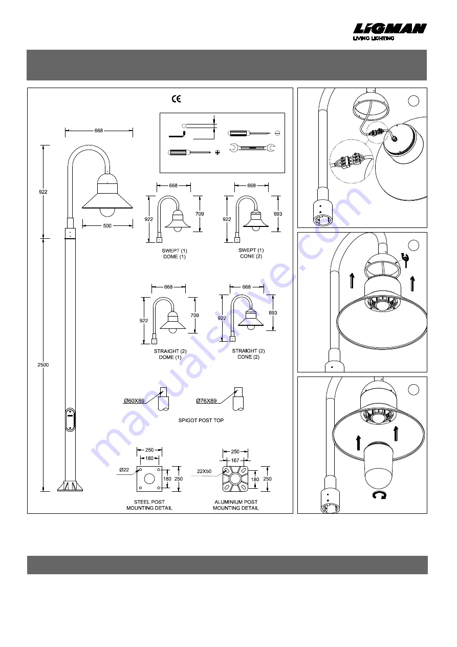 LIGMAN AA-20166 Installation And Service Manual Download Page 1