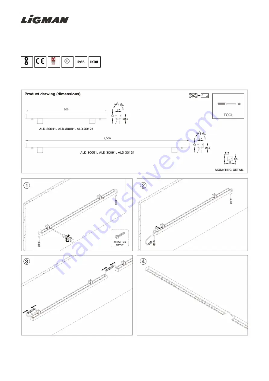 LIGMAN ALDO 2 Installation Manual Download Page 1