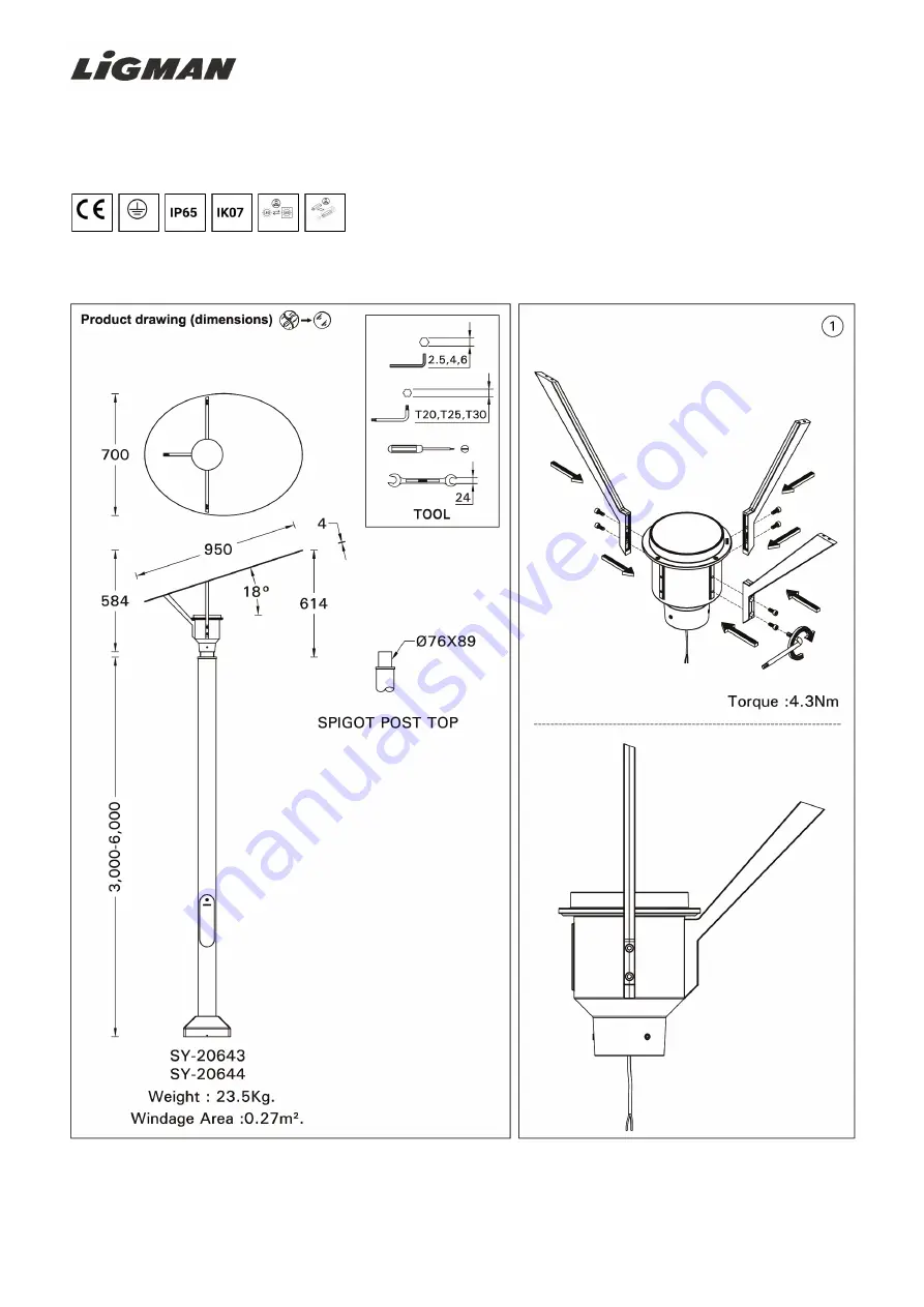 LIGMAN SYNDY 1 Скачать руководство пользователя страница 1