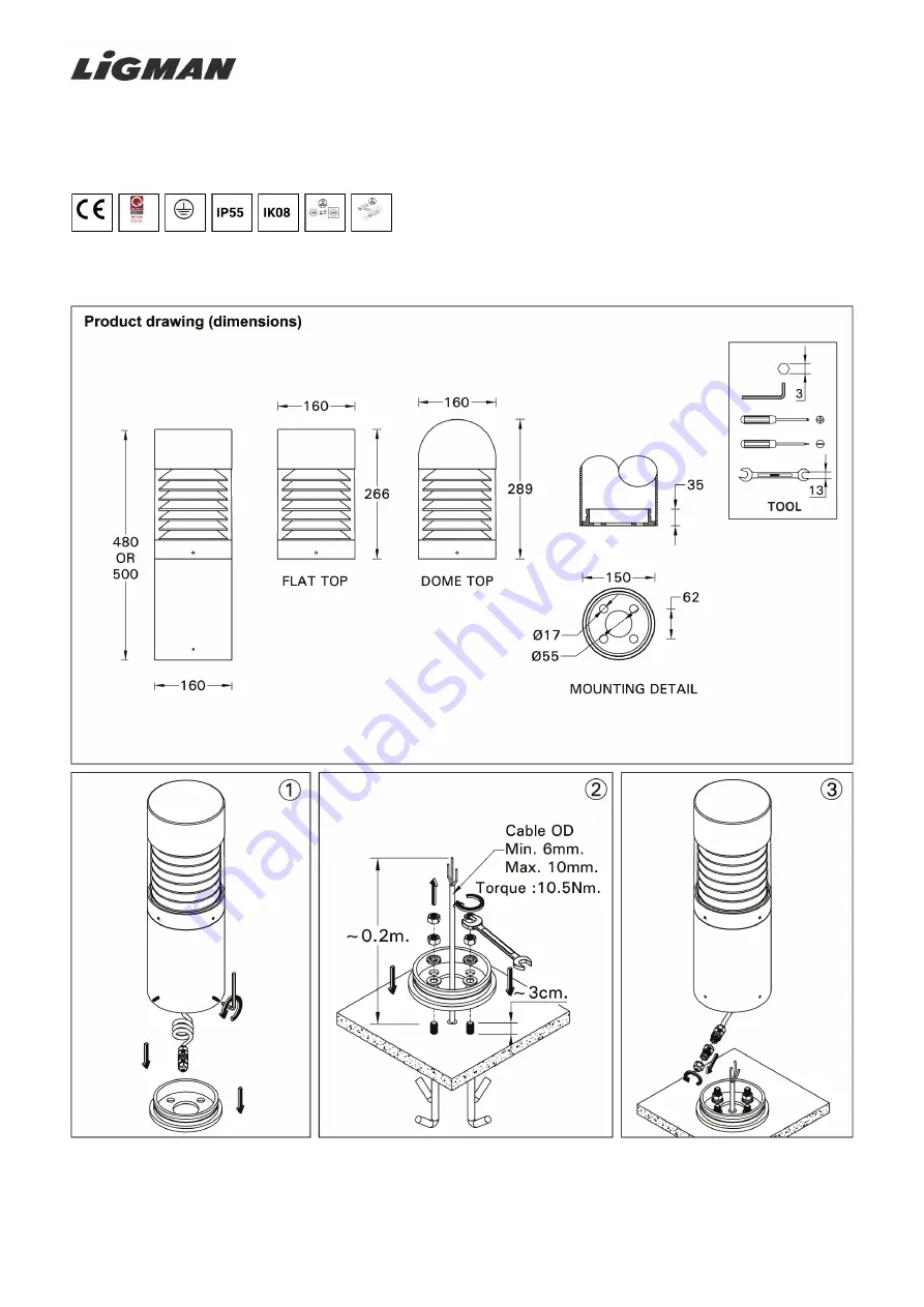 LIGMAN TAURAS 1 Скачать руководство пользователя страница 1