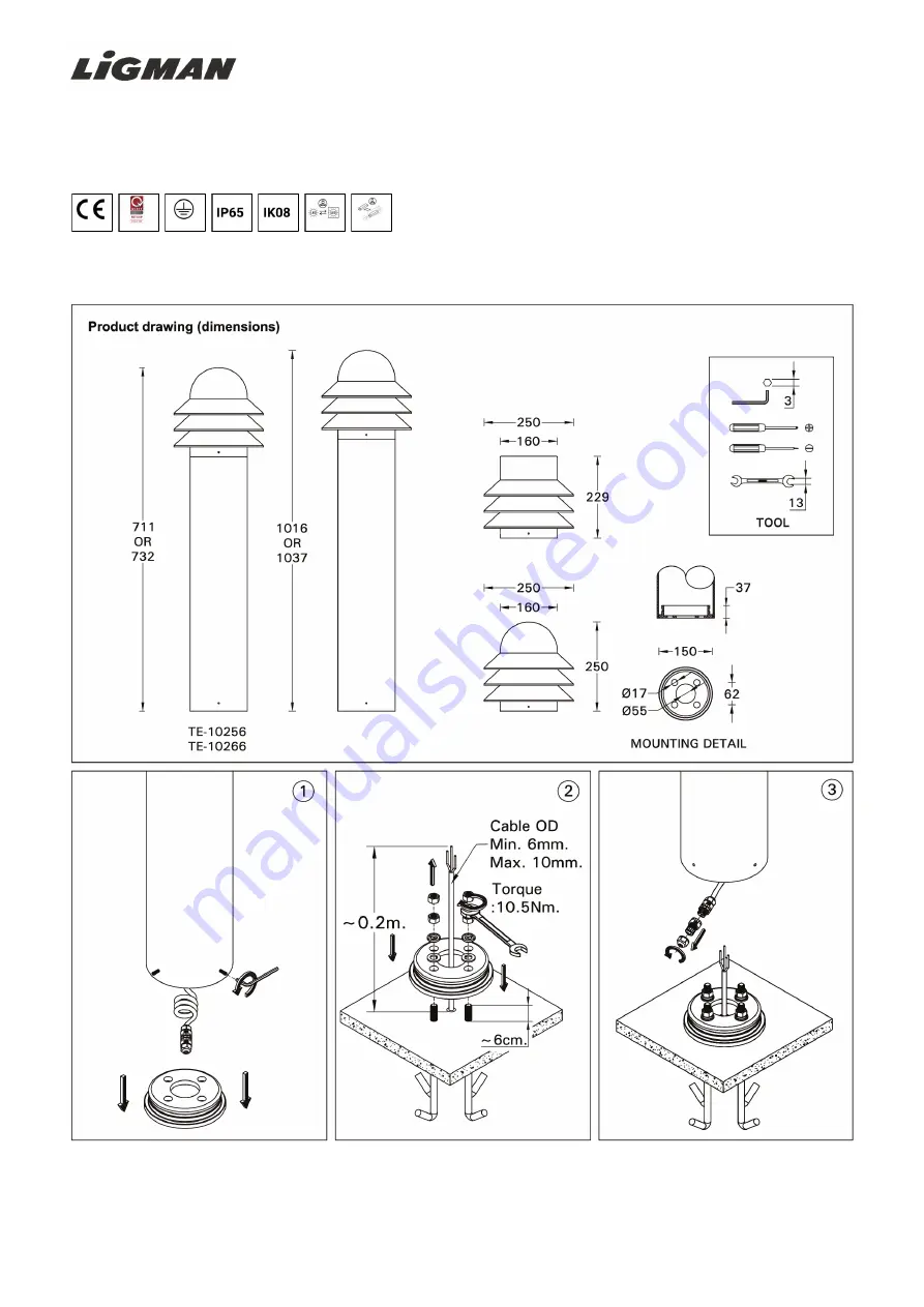 LIGMAN TEXAS 2 Скачать руководство пользователя страница 1