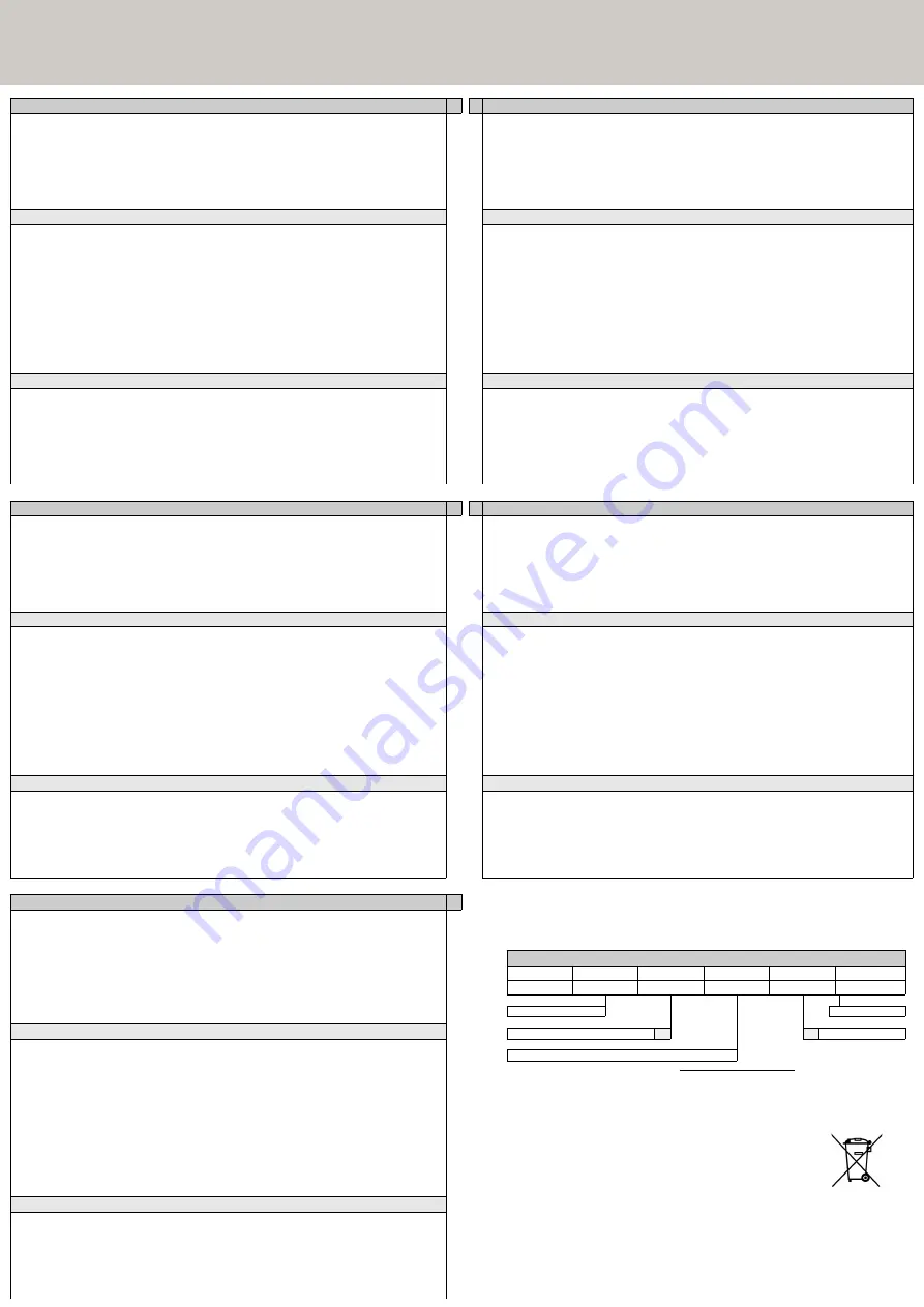 Lika DRAW WIRE SFE Series Скачать руководство пользователя страница 2