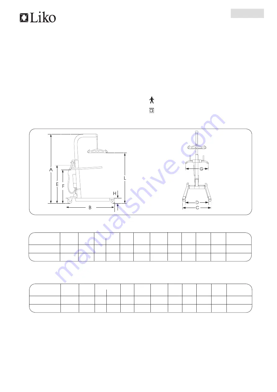 Liko Golvo 7000 Series Service Manual Download Page 8