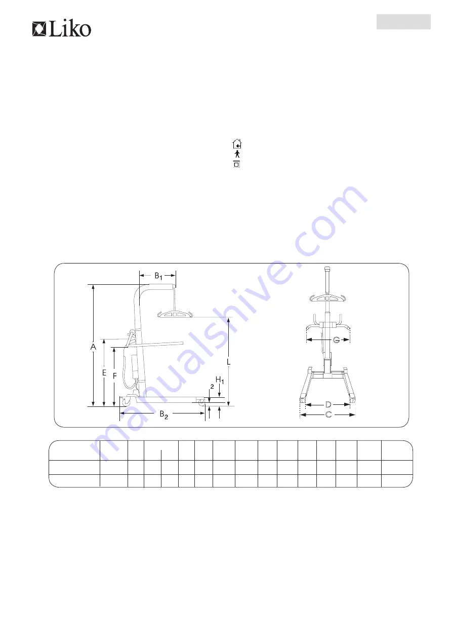 Liko Golvo 7000 Series Service Manual Download Page 11