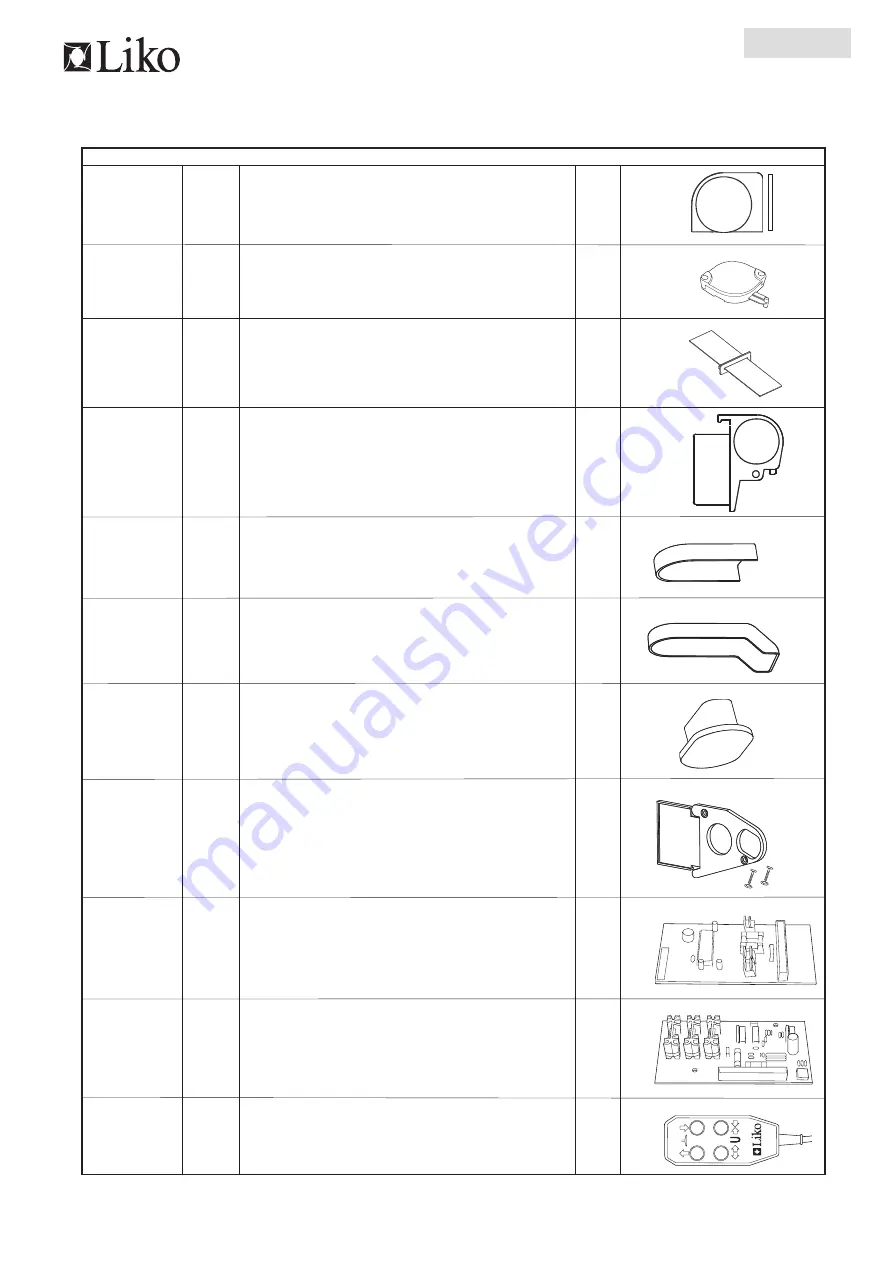 Liko Golvo 7000 Series Service Manual Download Page 15