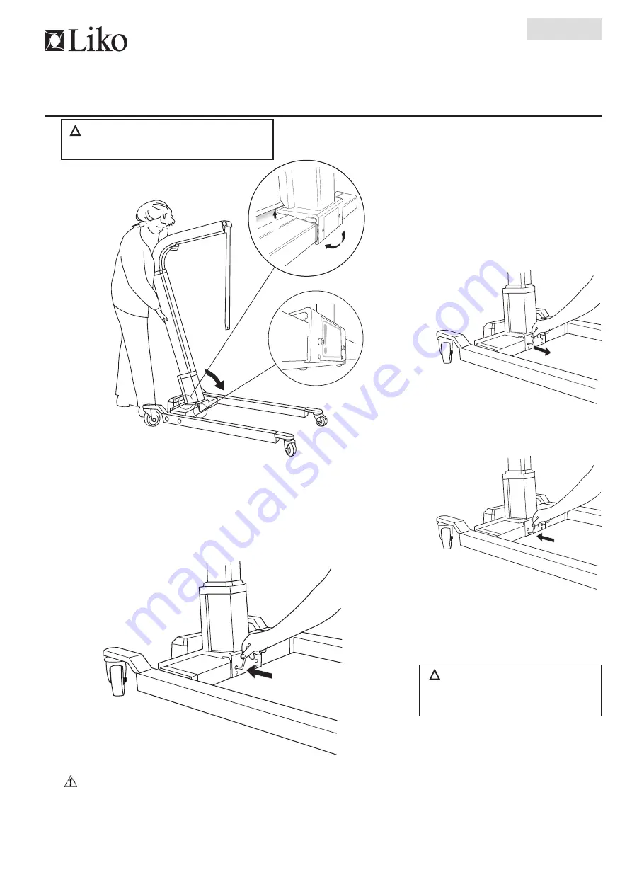 Liko Golvo 7000 Series Service Manual Download Page 28