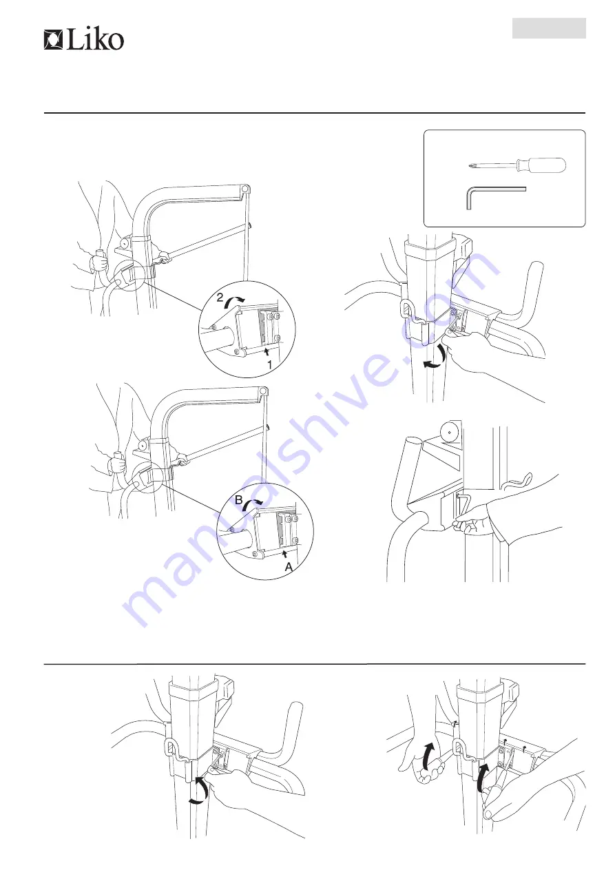 Liko Golvo 7000 Series Service Manual Download Page 44