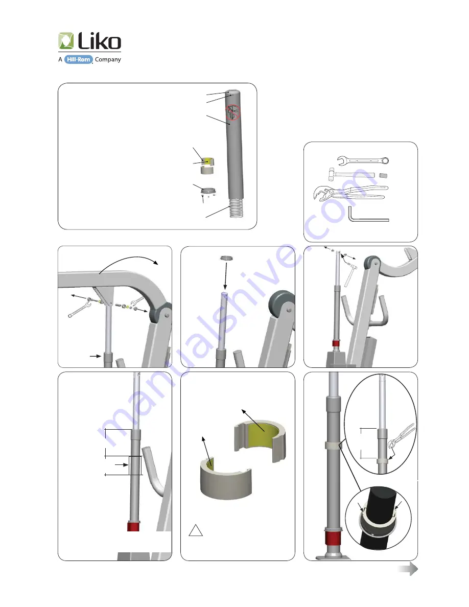 Liko Viking XL 2040003 Service Manual Download Page 42