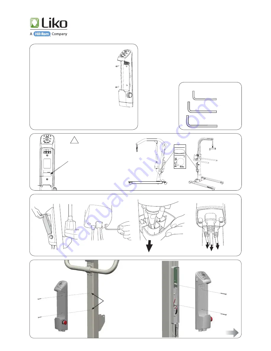 Liko Viking XL 2040003 Service Manual Download Page 45