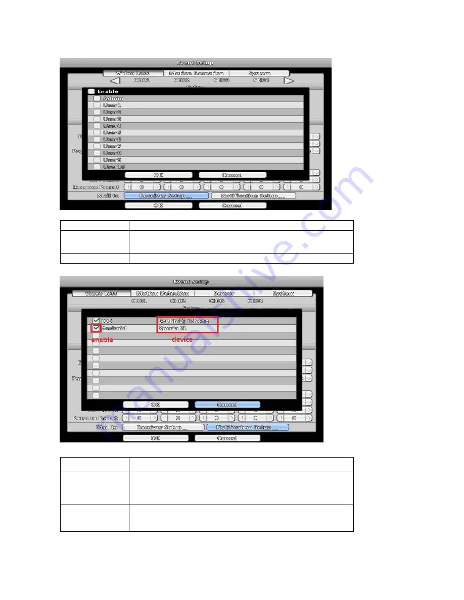 Lilin DHD204A User Manual Download Page 22