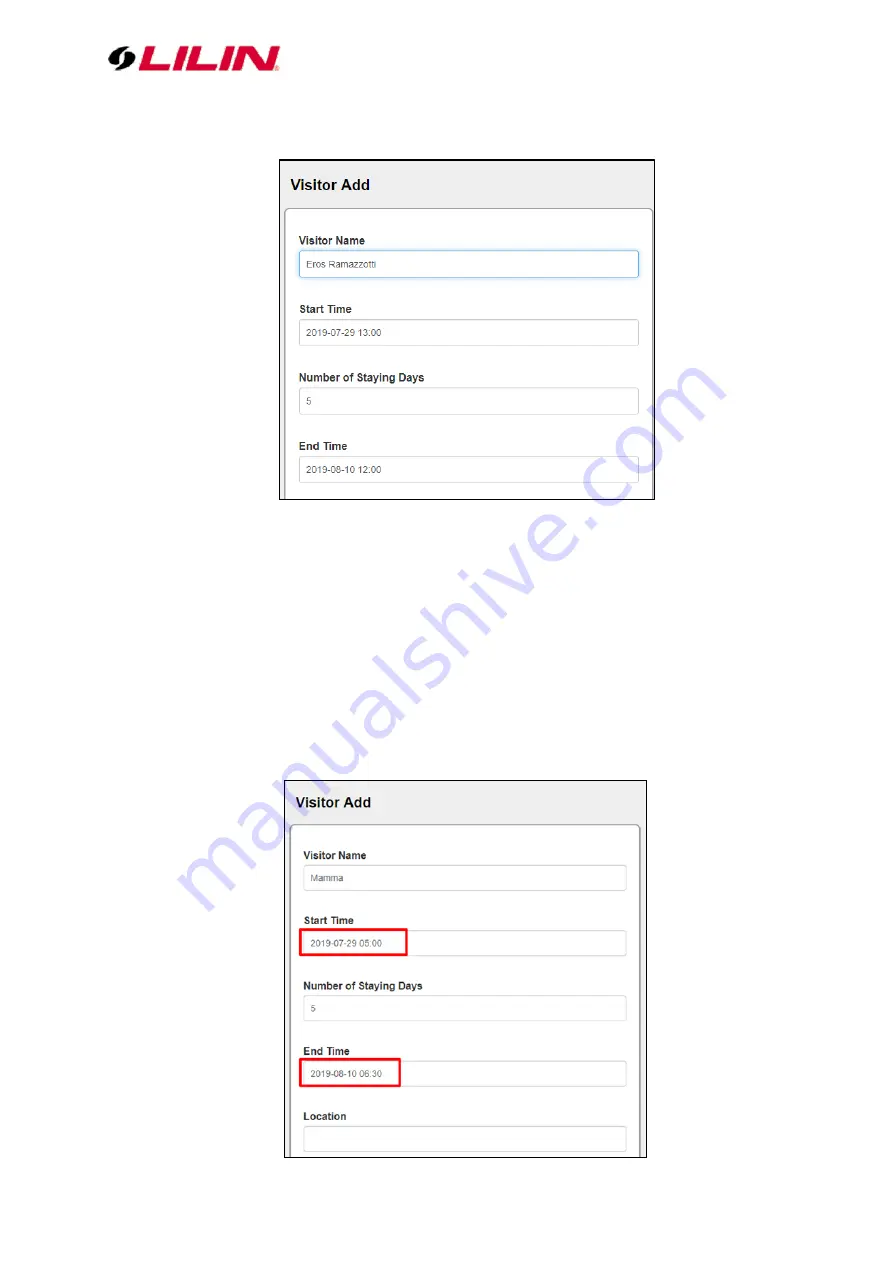 Lilin IPC0522 User Manual Download Page 5