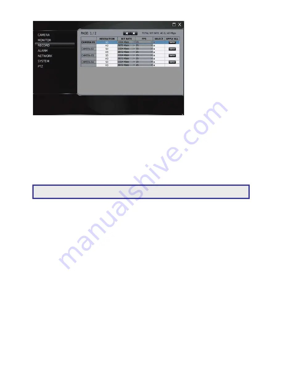 Lilin NVR404C Instruction Manual Download Page 35