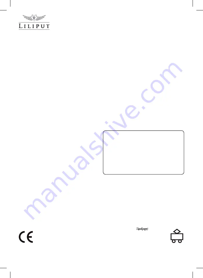 Liliput E 44 Series Instruction Sheet Download Page 10