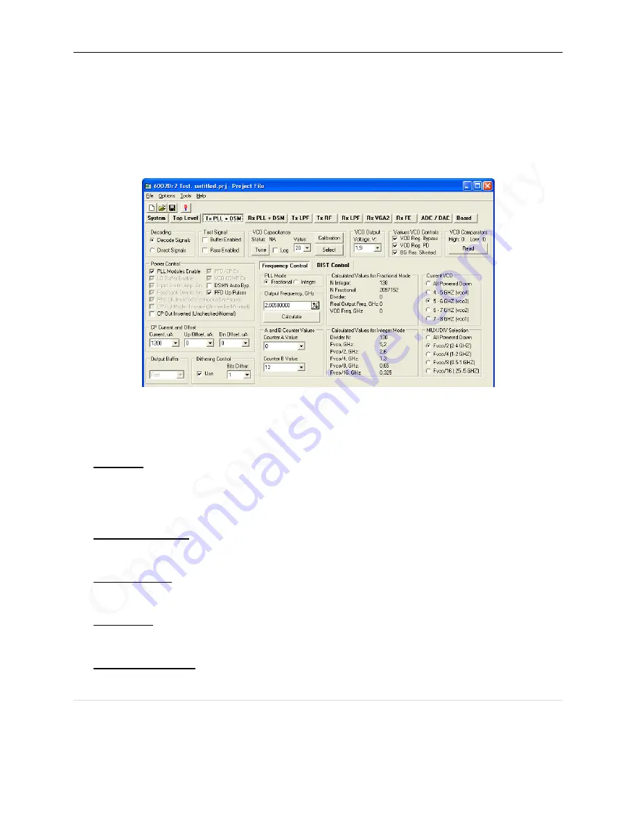 Lime Microsystems LMS6002D Quick Start Manual Download Page 35