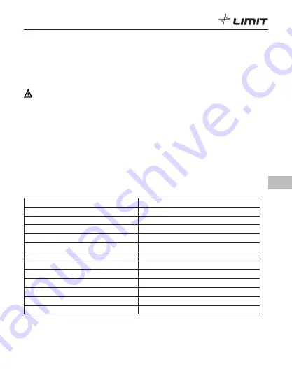 LIMIT 310 Operating Manual Download Page 67