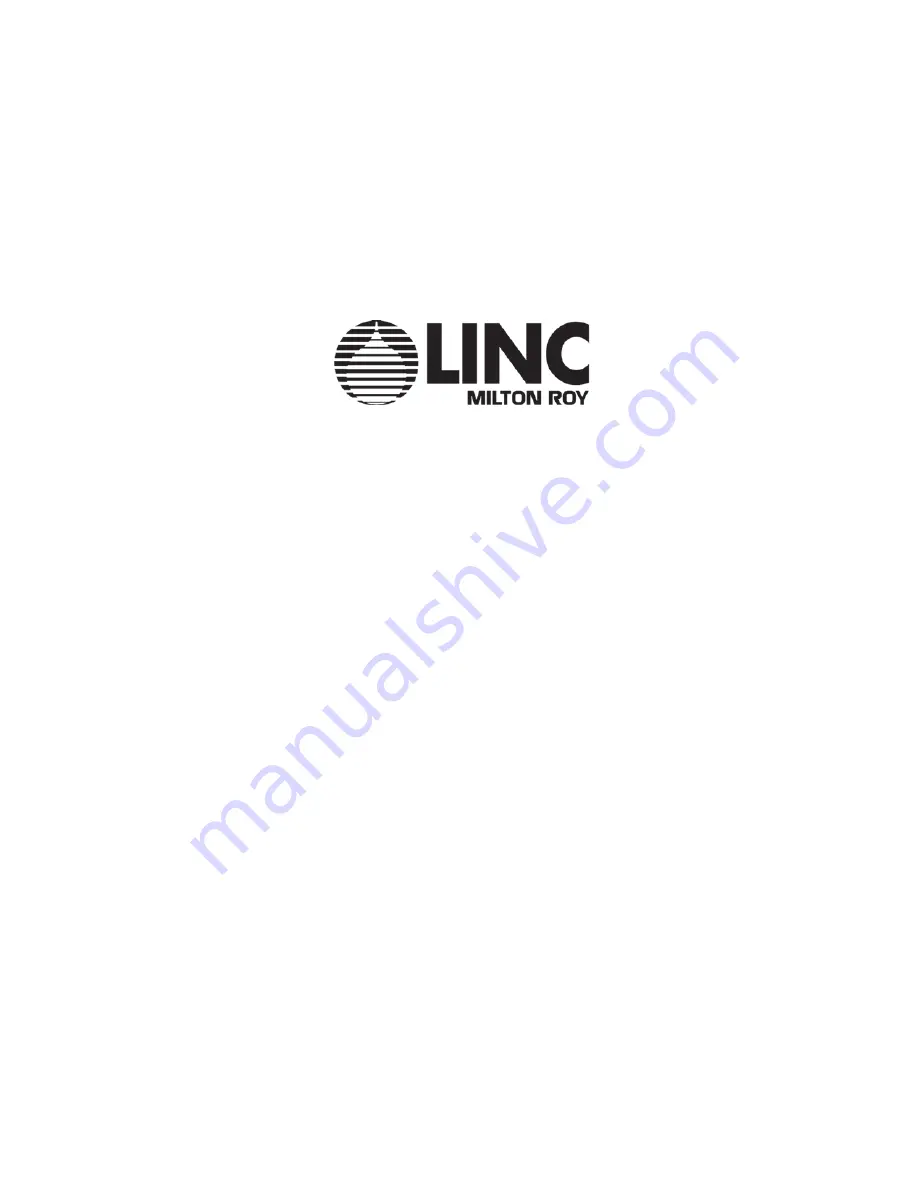 LINC milton roy L471 Series Instruction Manual Download Page 24