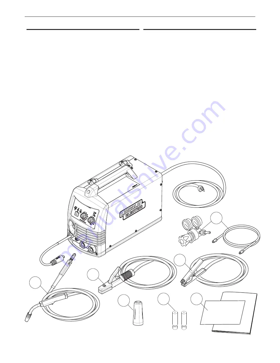 Lincoln Electric 180i MP Operator'S Manual Download Page 7