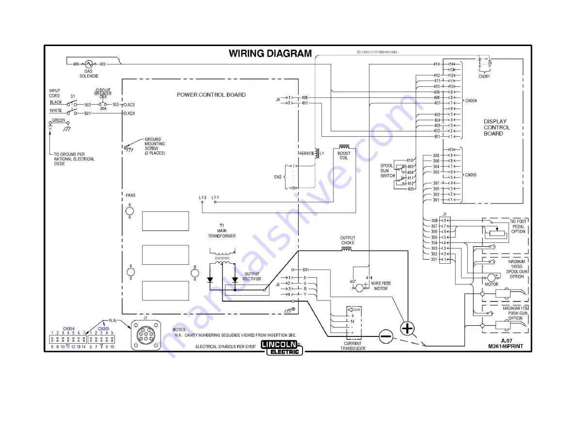 Lincoln Electric 180i MP Operator'S Manual Download Page 50