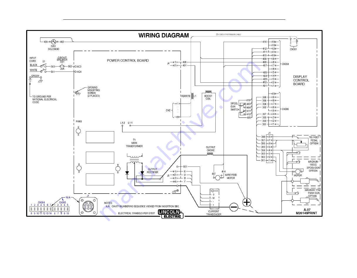 Lincoln Electric 180i MP Operator'S Manual Download Page 78