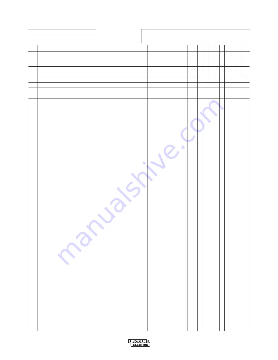 Lincoln Electric ARC TRACKER 11724 Operator'S Manual Download Page 43