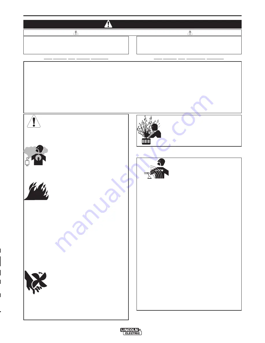 Lincoln Electric AutoDrive 4R90 Operator'S Manual Download Page 2