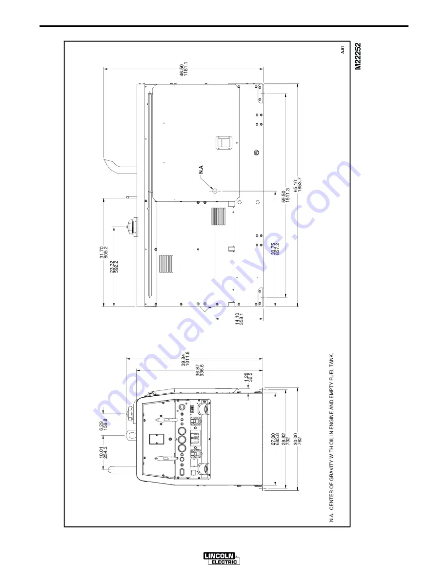 Lincoln Electric BIG RED 500 Operator'S Manual Download Page 36