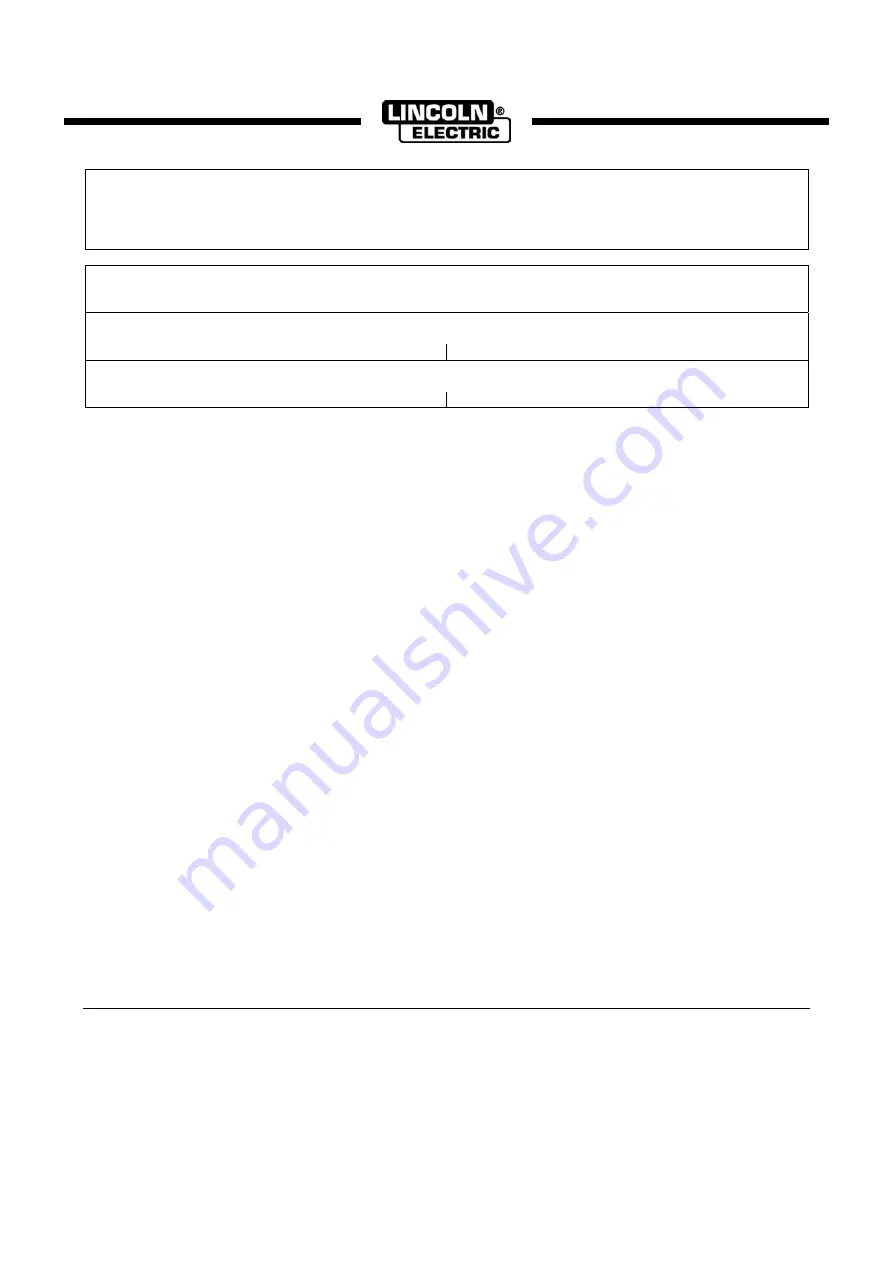 Lincoln Electric COOLARC-45 Operator'S Manual Download Page 19