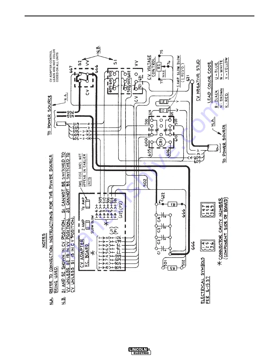 Lincoln Electric CV ADAPTER Скачать руководство пользователя страница 36