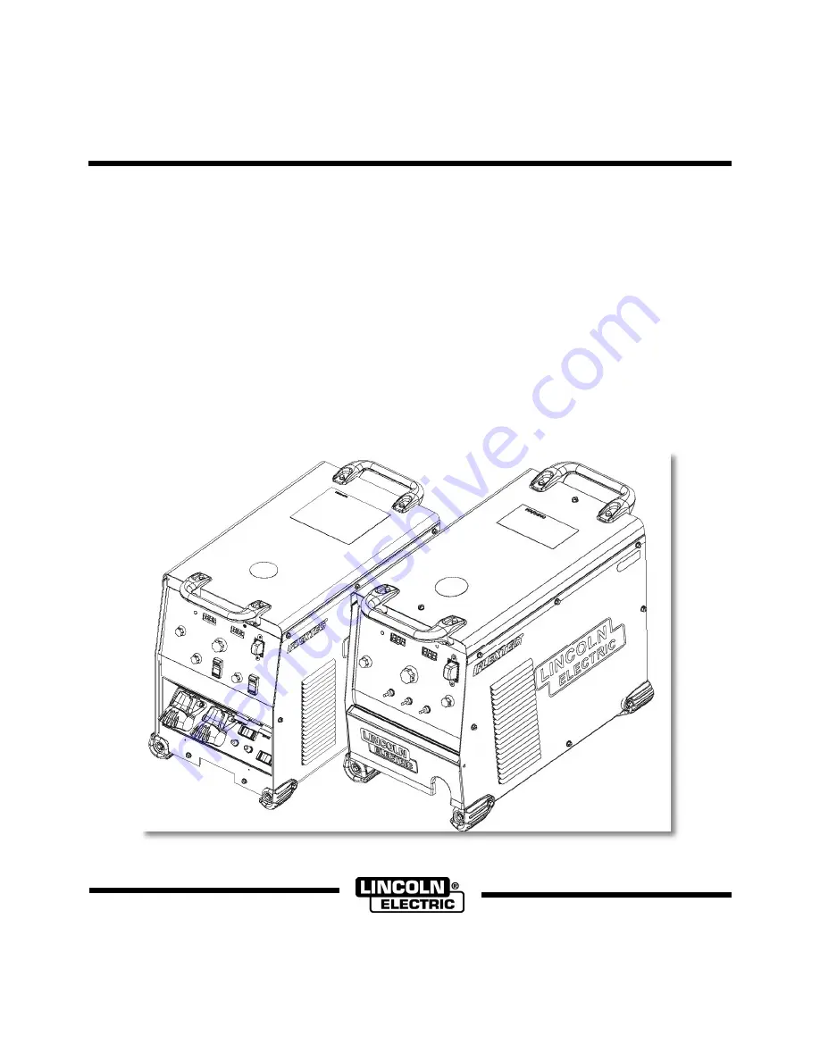 Lincoln Electric FLEXTEC 450 CE Operator'S Manual Download Page 1