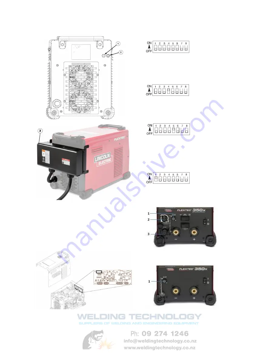 Lincoln Electric FLEXTEC350x CE CONSTRUCTION Operator'S Manual Download Page 10