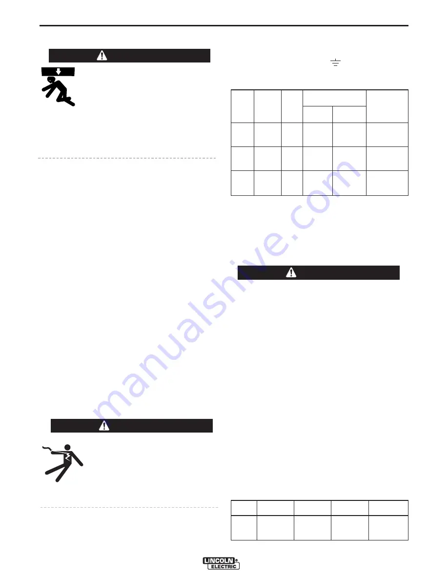 Lincoln Electric IDEALARC R3R 375-I Operator'S Manual Download Page 8