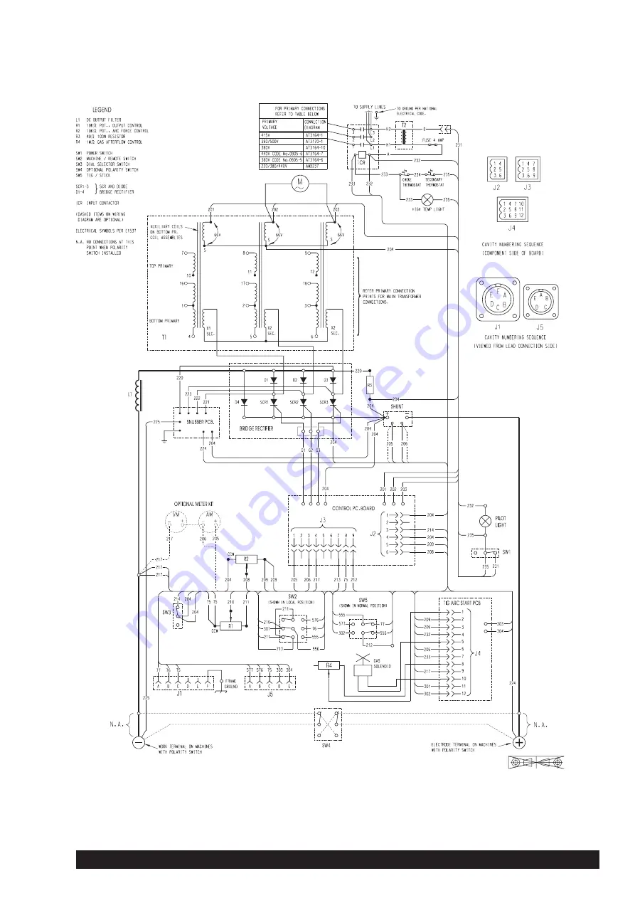 Lincoln Electric IDEALARC R3R 500-I Operating Manual Download Page 41