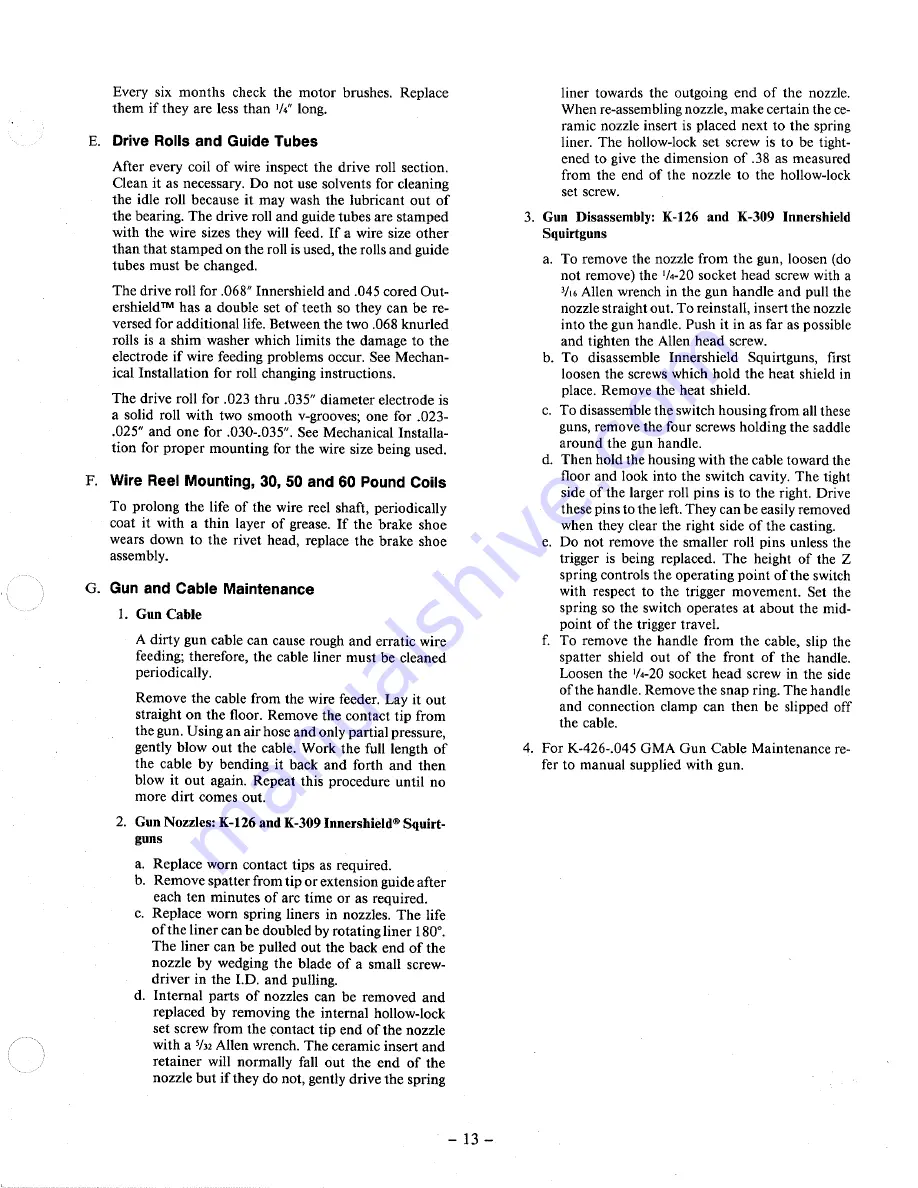 Lincoln Electric IDEALARC SP-200 Operating Manual Download Page 13